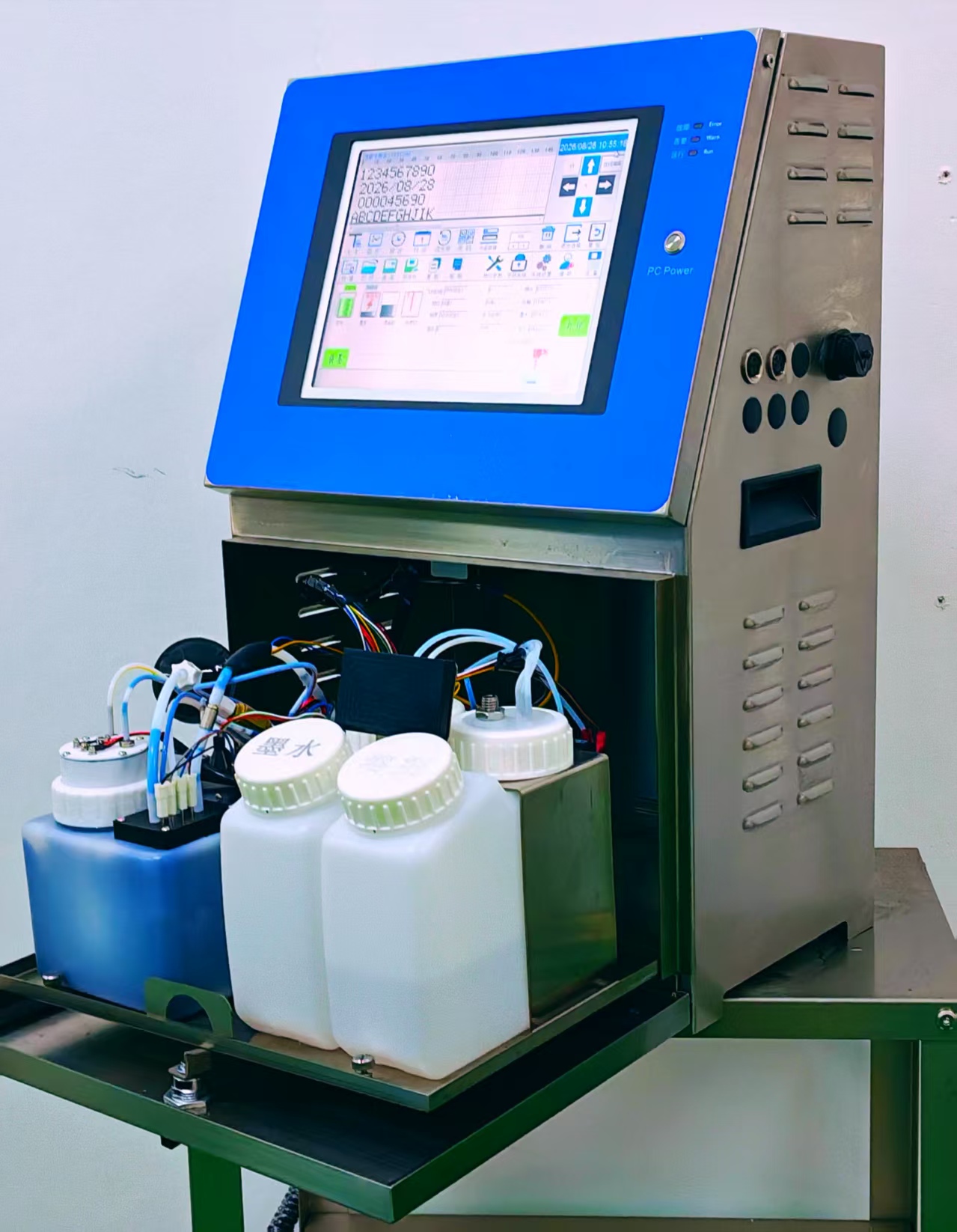 White ink fluid system